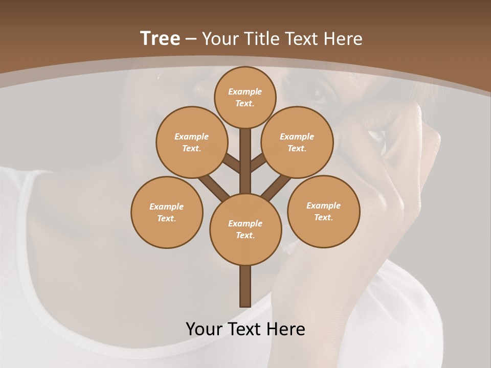 Baby Sleeps On His Hand PowerPoint Template