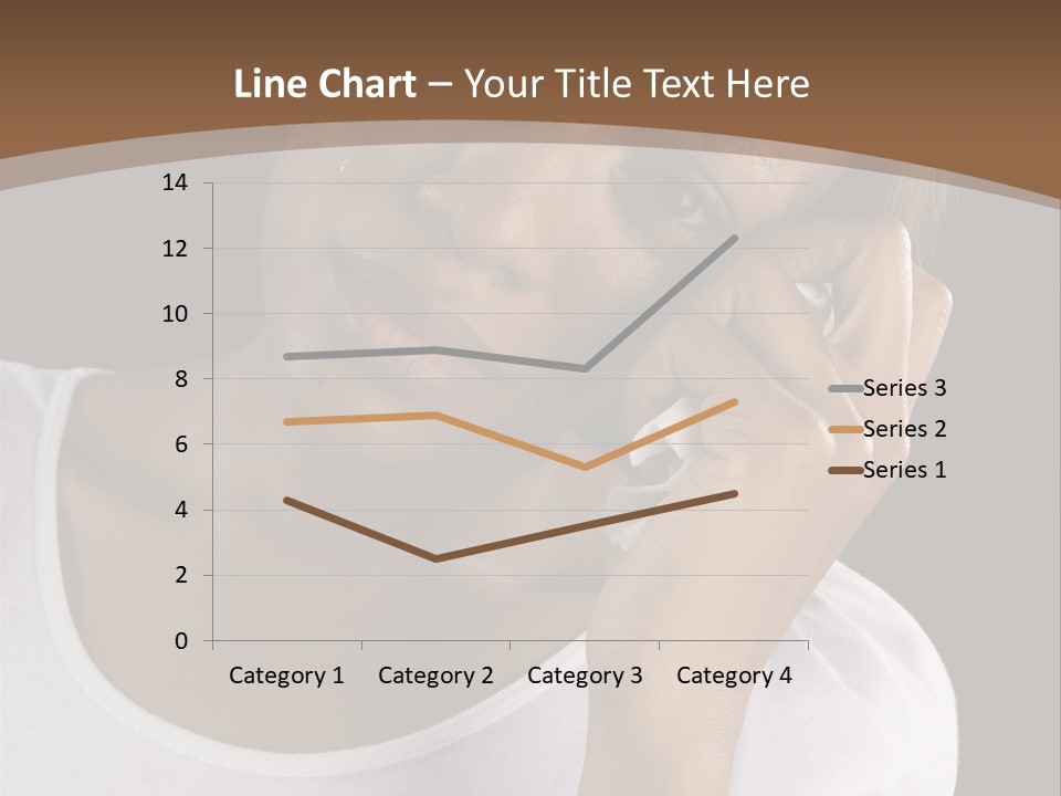 Baby Sleeps On His Hand PowerPoint Template