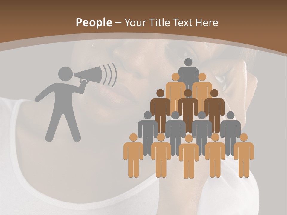 Baby Sleeps On His Hand PowerPoint Template