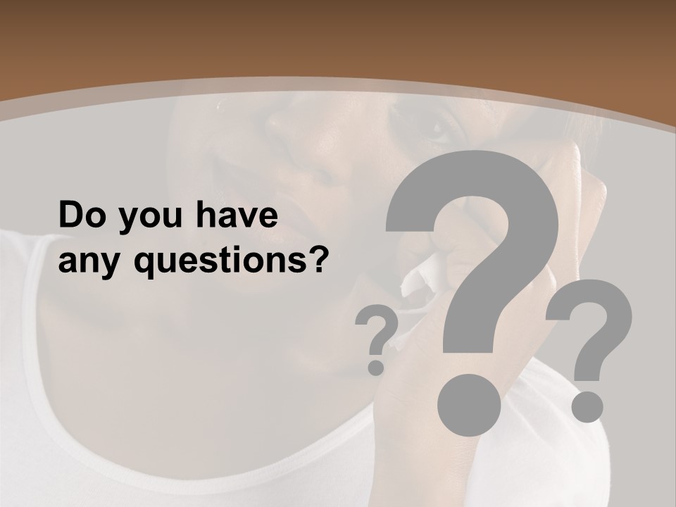 Baby Sleeps On His Hand PowerPoint Template