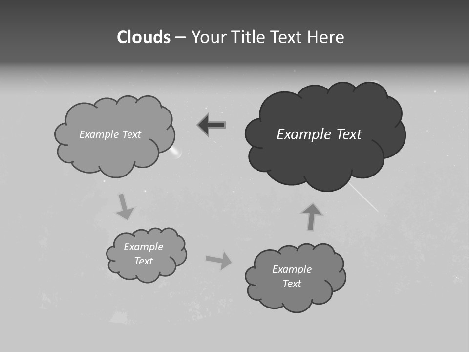 Meteoric Shower In The Night PowerPoint Template