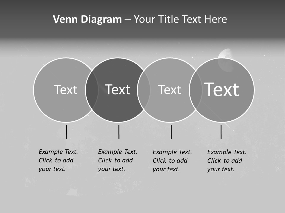 Meteoric Shower In The Night PowerPoint Template