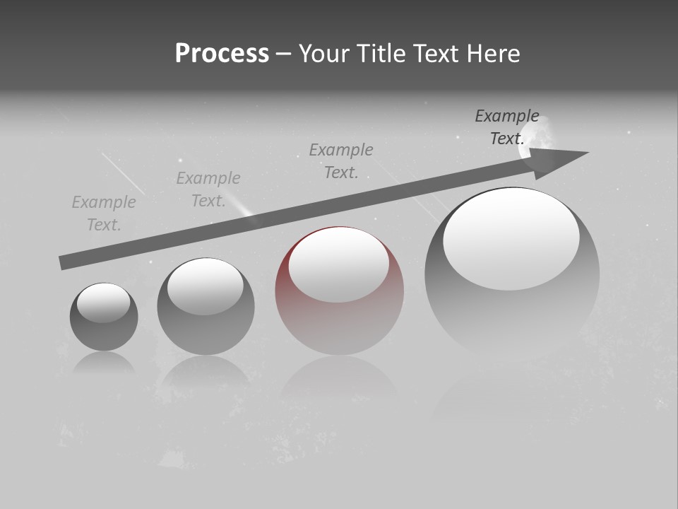 Meteoric Shower In The Night PowerPoint Template