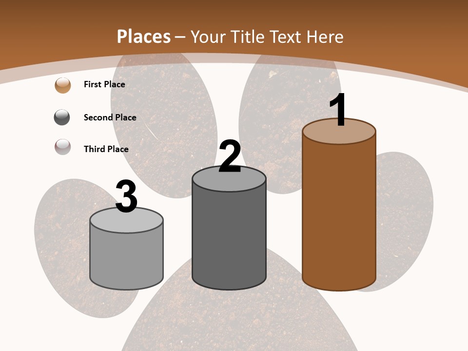 Soil Paw Print PowerPoint Template