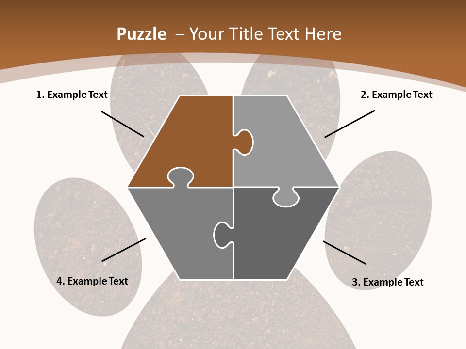 Soil Paw Print PowerPoint Template