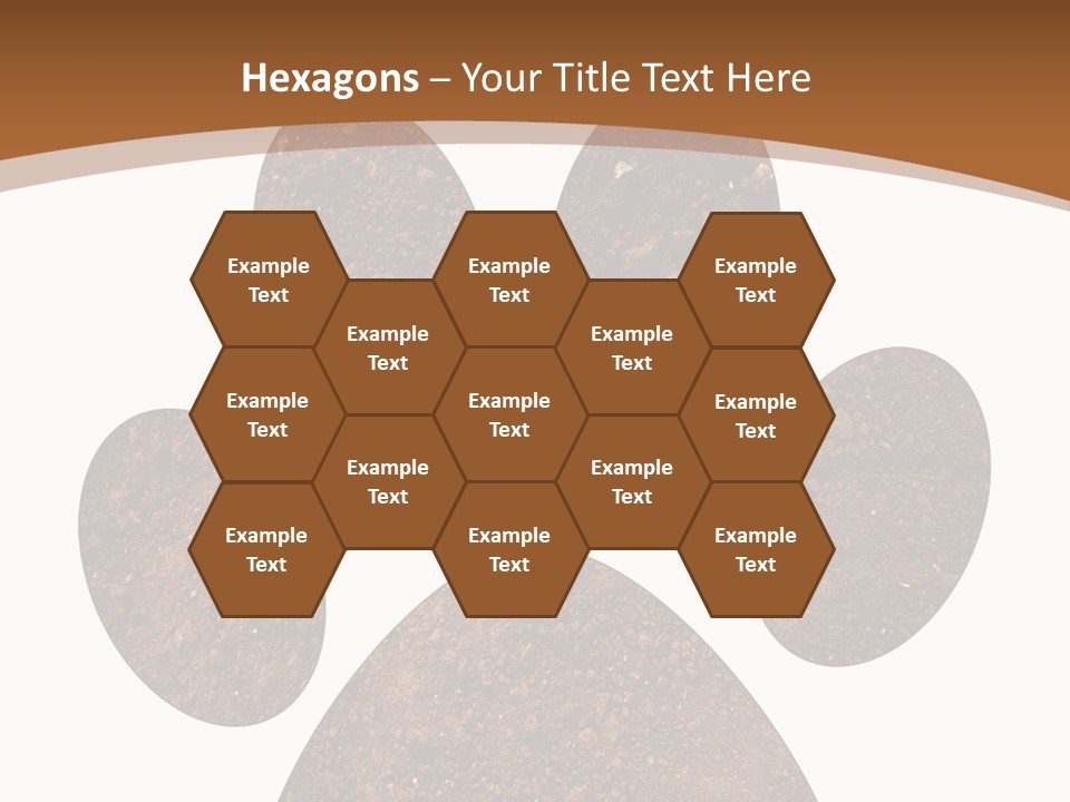 Soil Paw Print PowerPoint Template