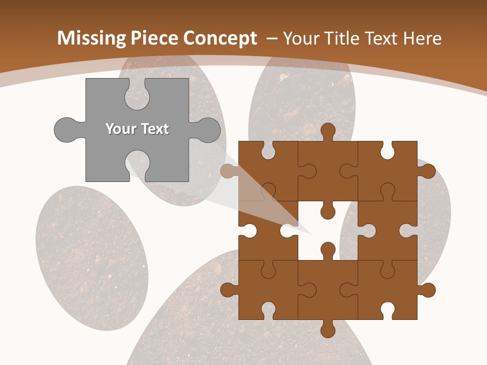 Soil Paw Print PowerPoint Template