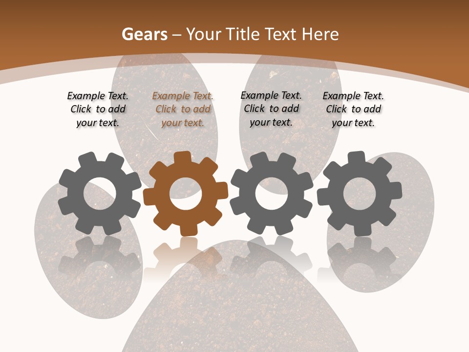 Soil Paw Print PowerPoint Template