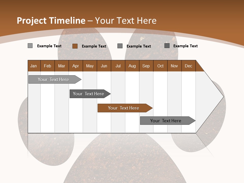 Soil Paw Print PowerPoint Template