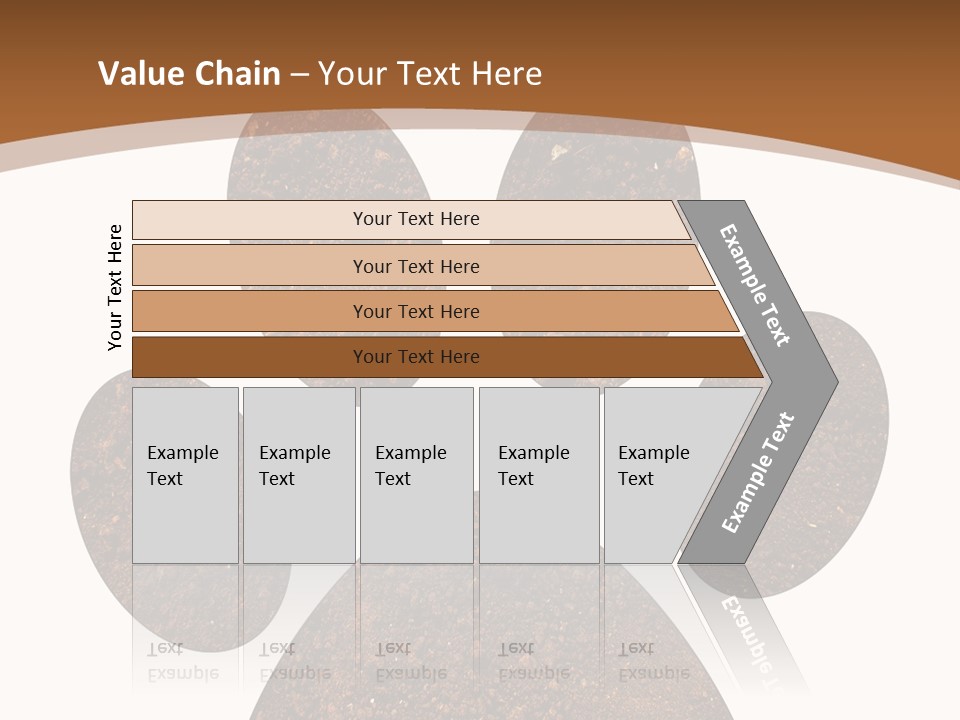 Soil Paw Print PowerPoint Template