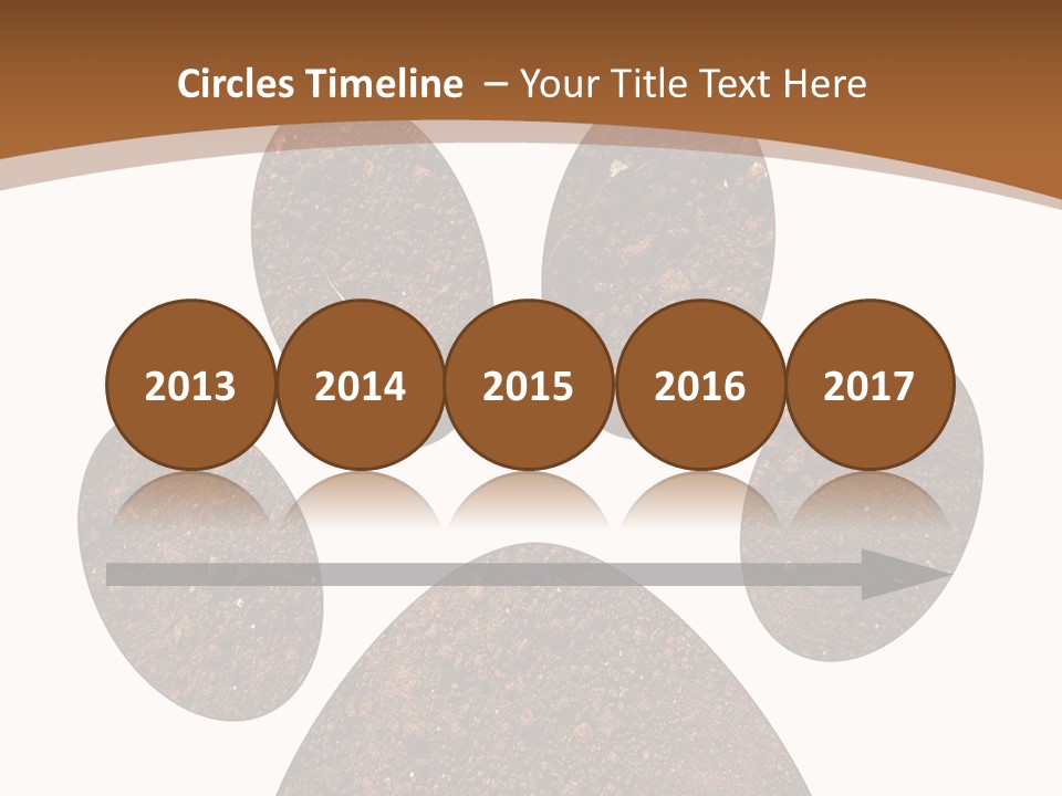 Soil Paw Print PowerPoint Template