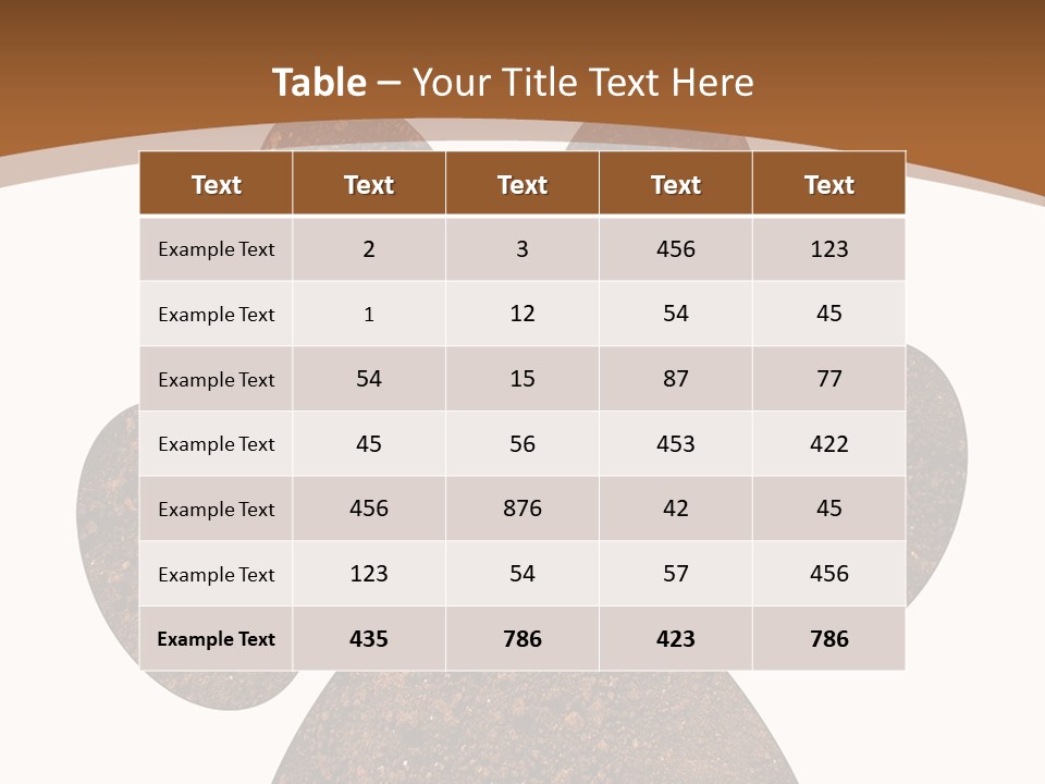 Soil Paw Print PowerPoint Template
