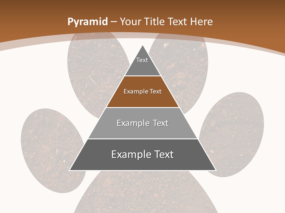 Soil Paw Print PowerPoint Template