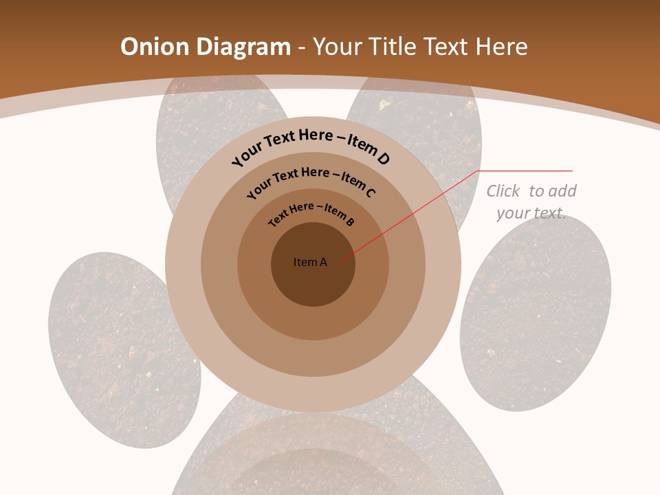 Soil Paw Print PowerPoint Template