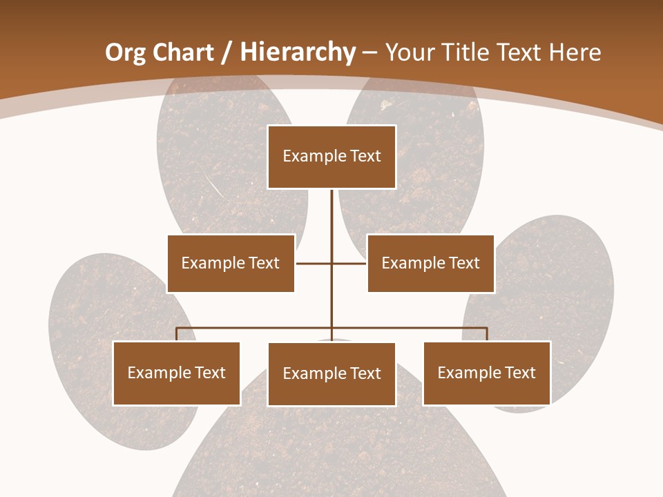 Soil Paw Print PowerPoint Template