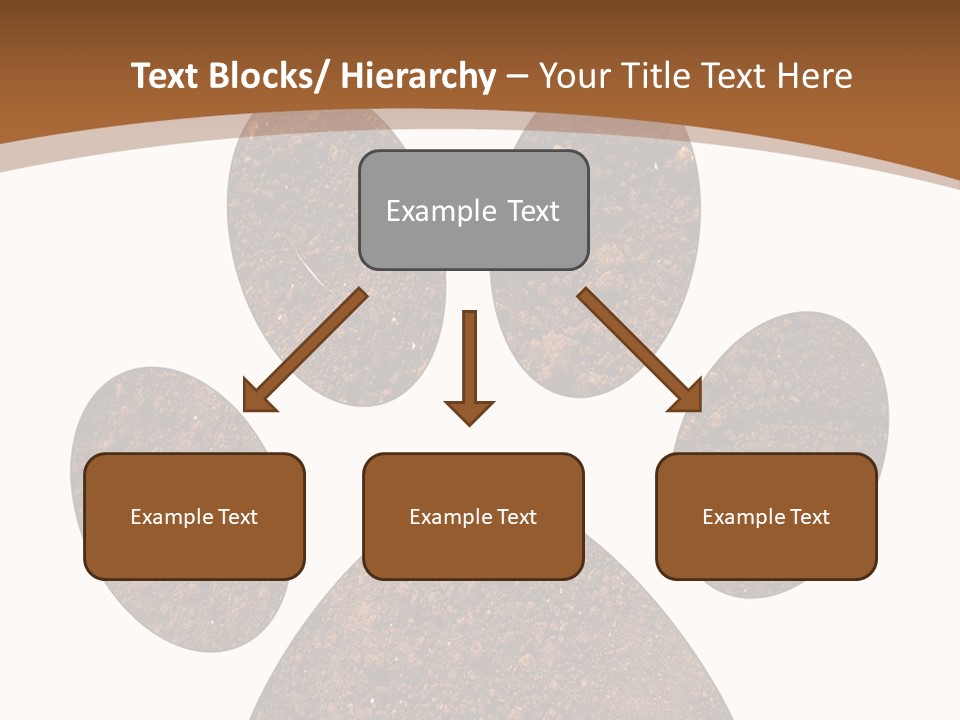 Soil Paw Print PowerPoint Template