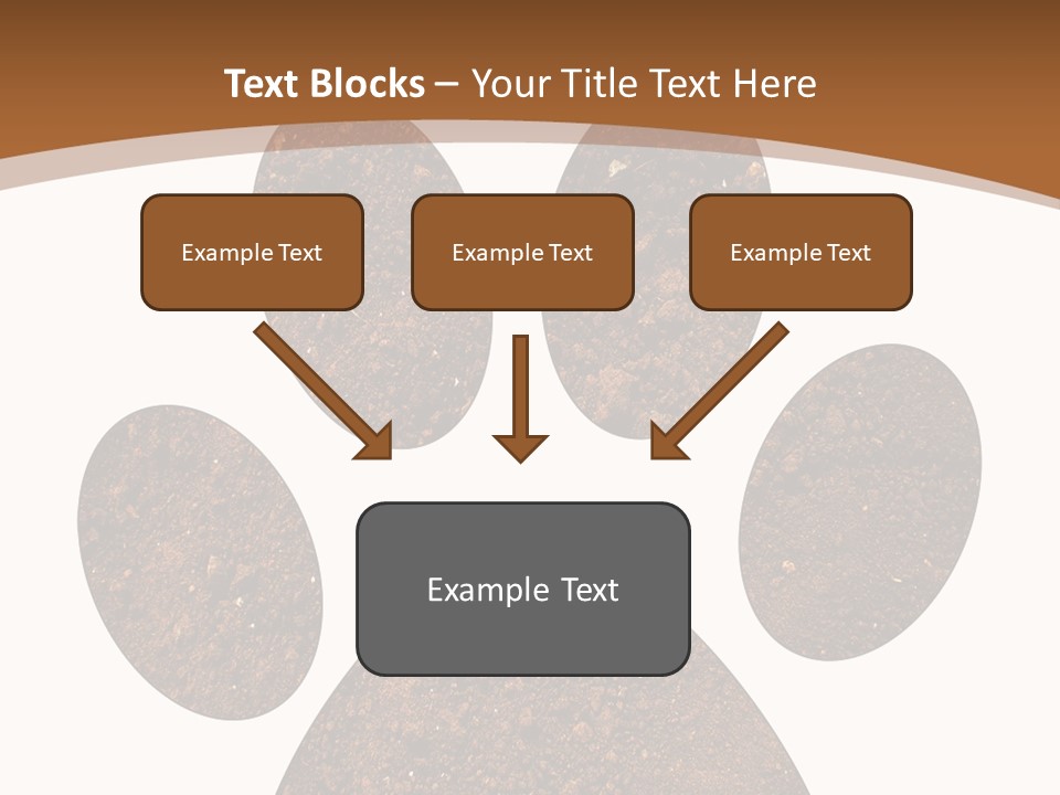 Soil Paw Print PowerPoint Template