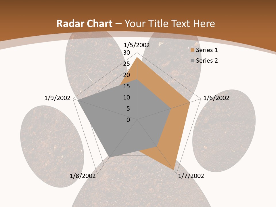 Soil Paw Print PowerPoint Template