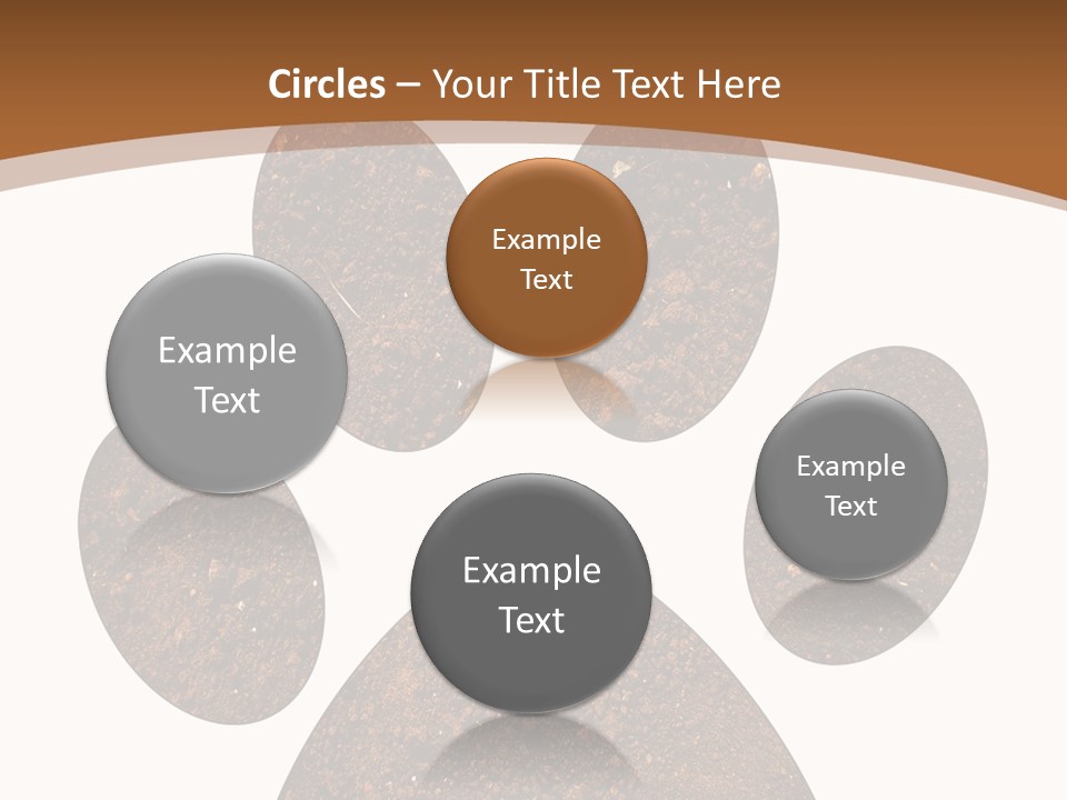 Soil Paw Print PowerPoint Template