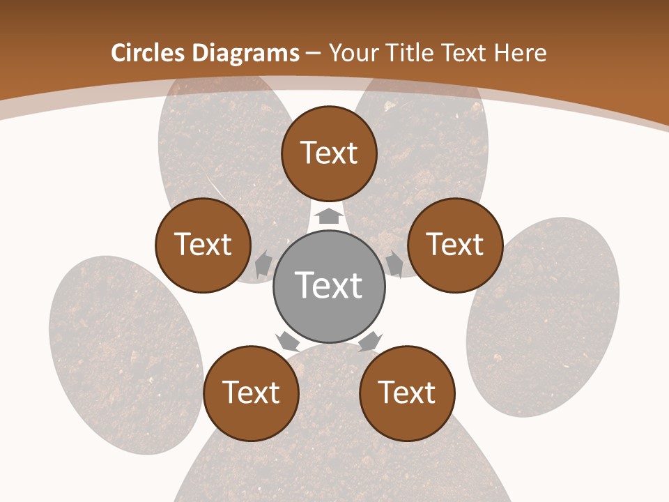 Soil Paw Print PowerPoint Template