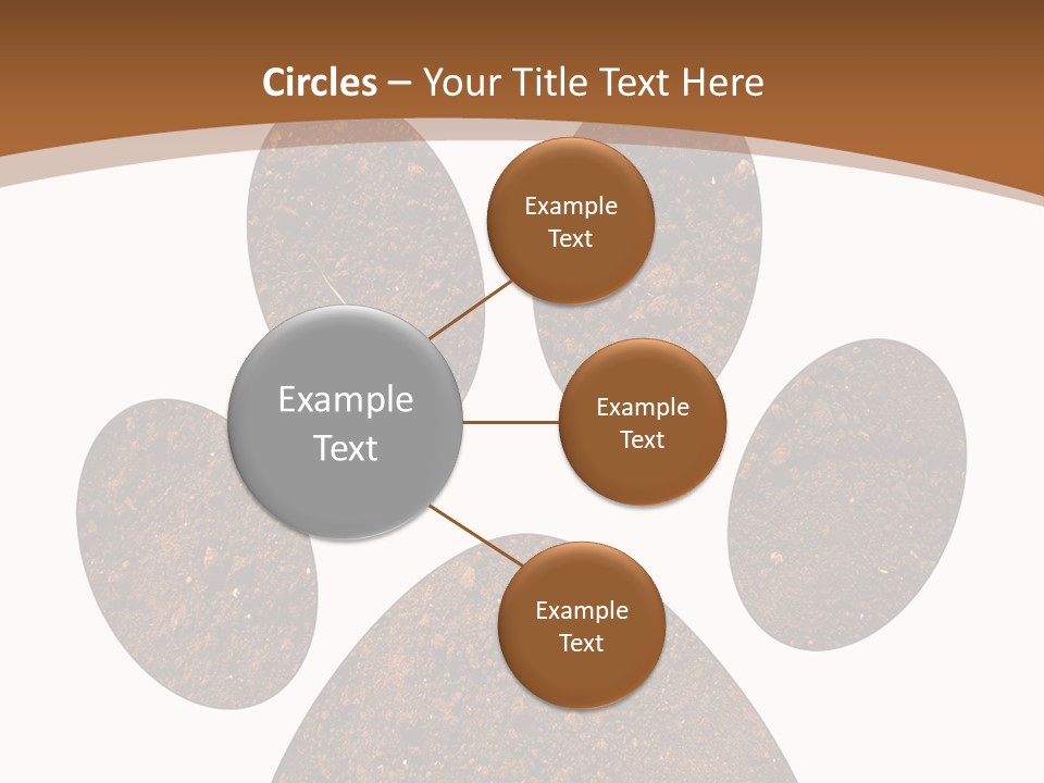 Soil Paw Print PowerPoint Template