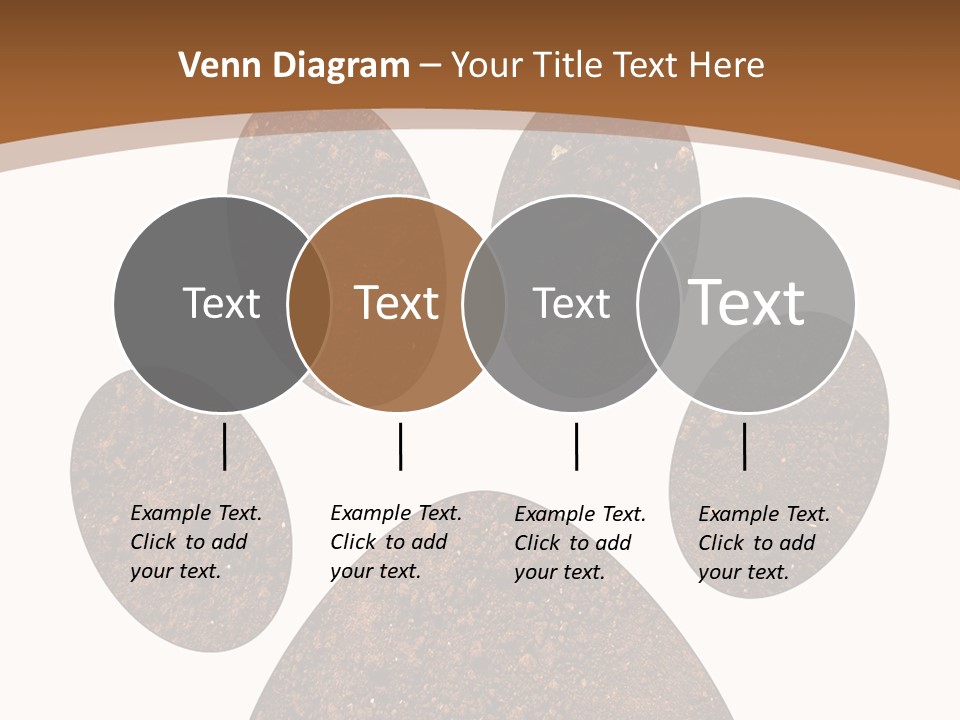 Soil Paw Print PowerPoint Template