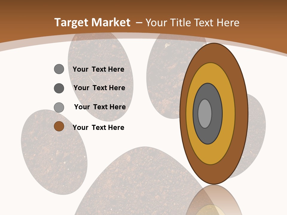 Soil Paw Print PowerPoint Template