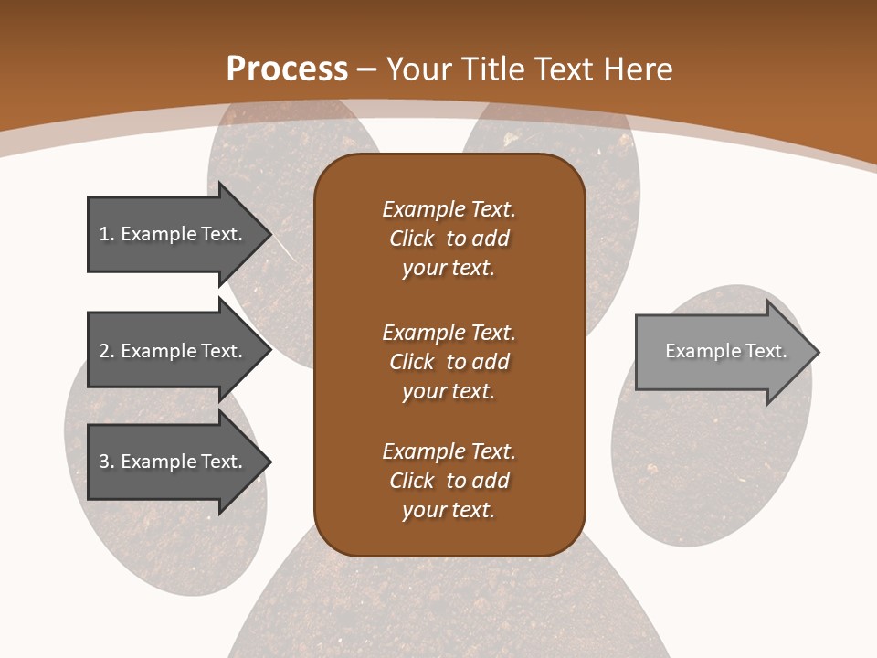 Soil Paw Print PowerPoint Template