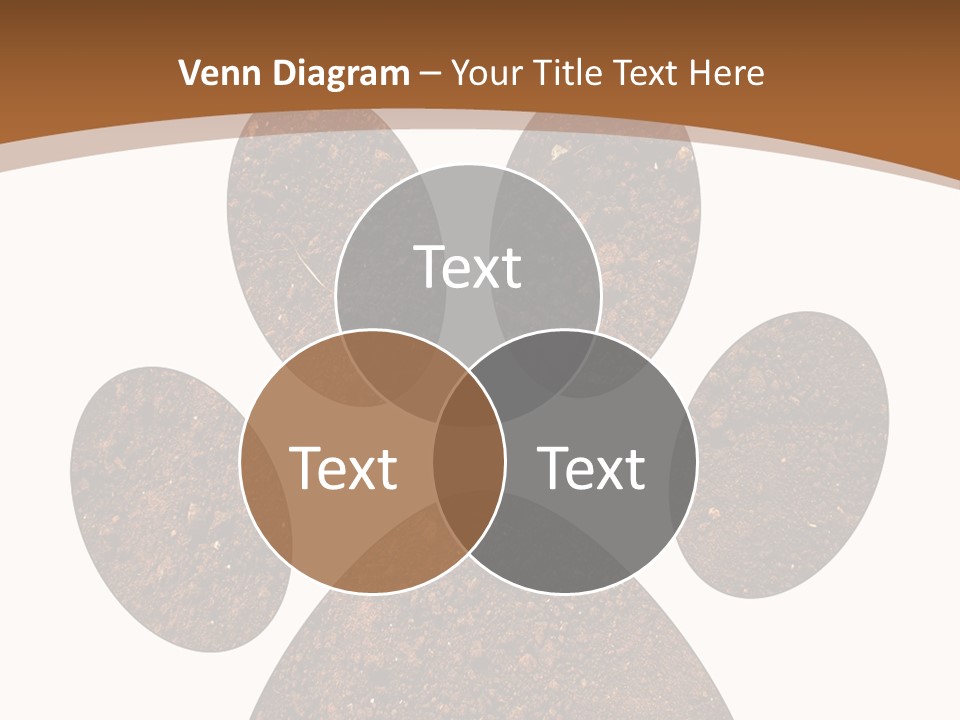 Soil Paw Print PowerPoint Template
