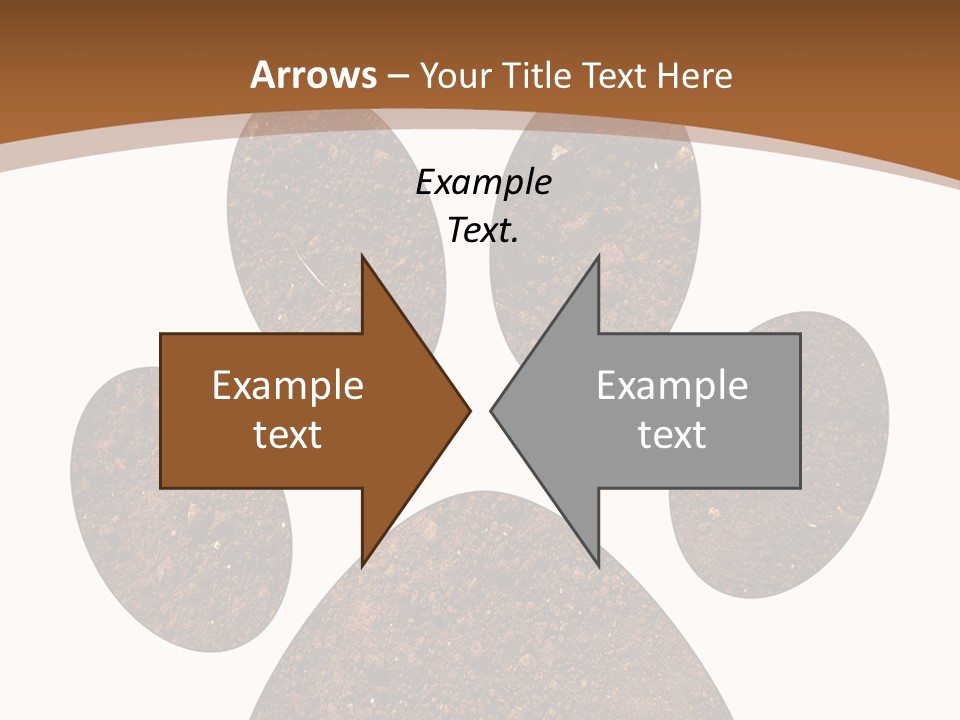 Soil Paw Print PowerPoint Template