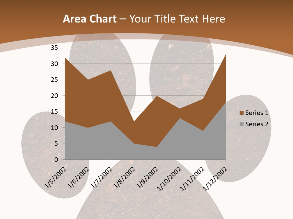 Soil Paw Print PowerPoint Template