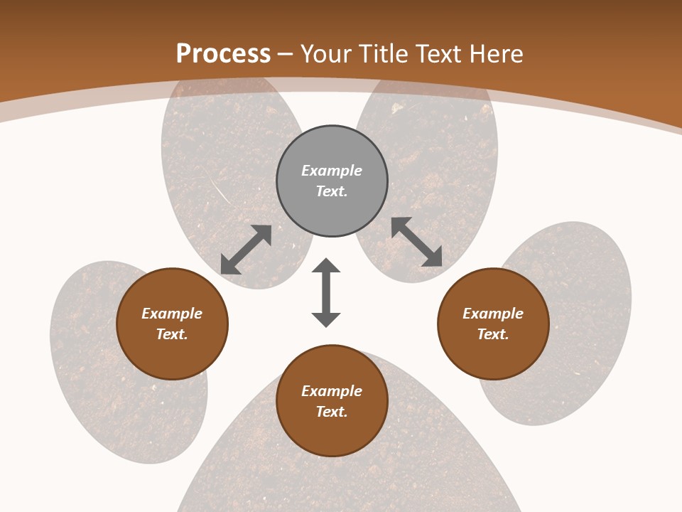 Soil Paw Print PowerPoint Template