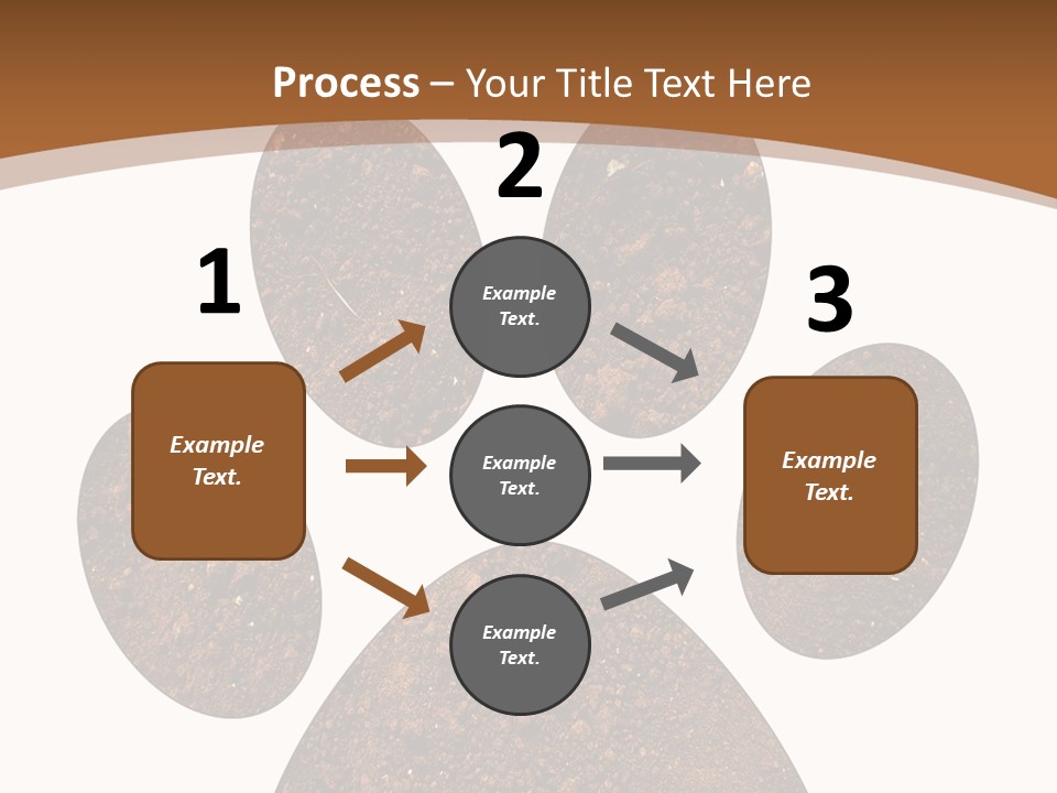 Soil Paw Print PowerPoint Template