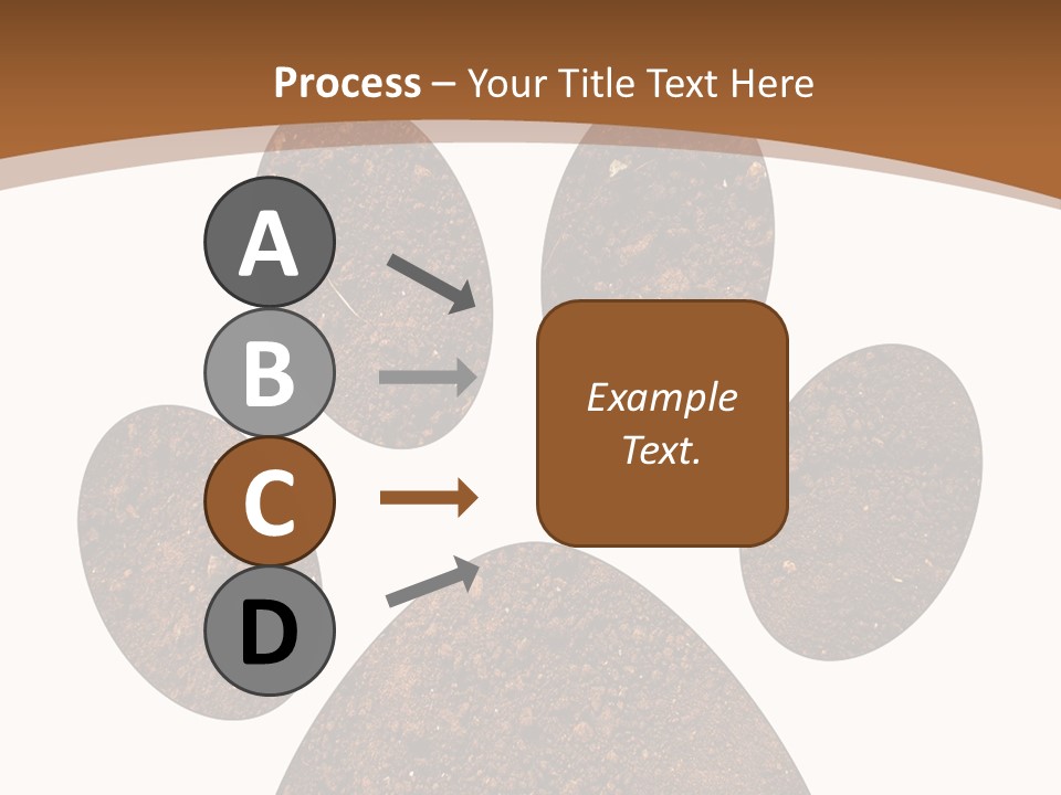 Soil Paw Print PowerPoint Template
