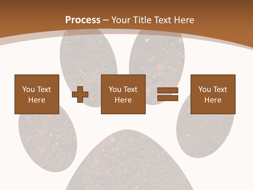 Soil Paw Print PowerPoint Template