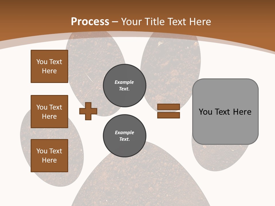 Soil Paw Print PowerPoint Template