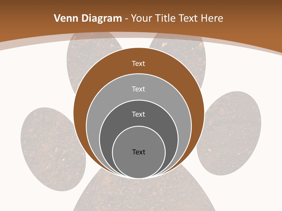 Soil Paw Print PowerPoint Template