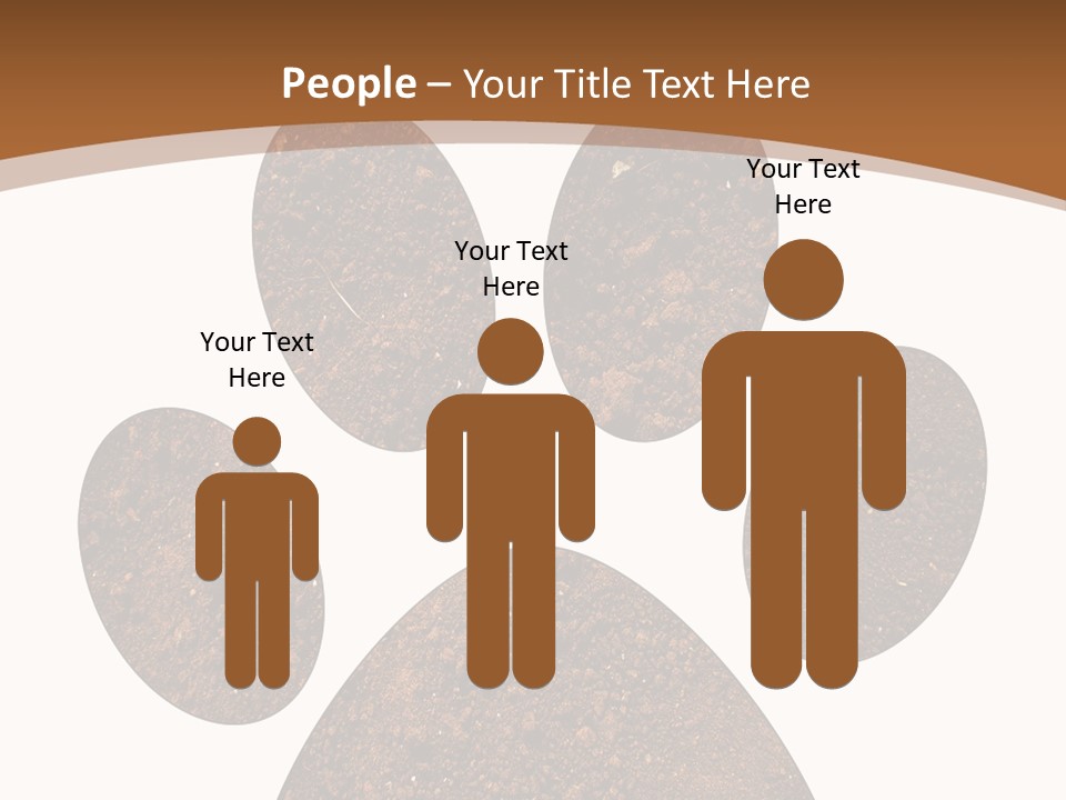 Soil Paw Print PowerPoint Template