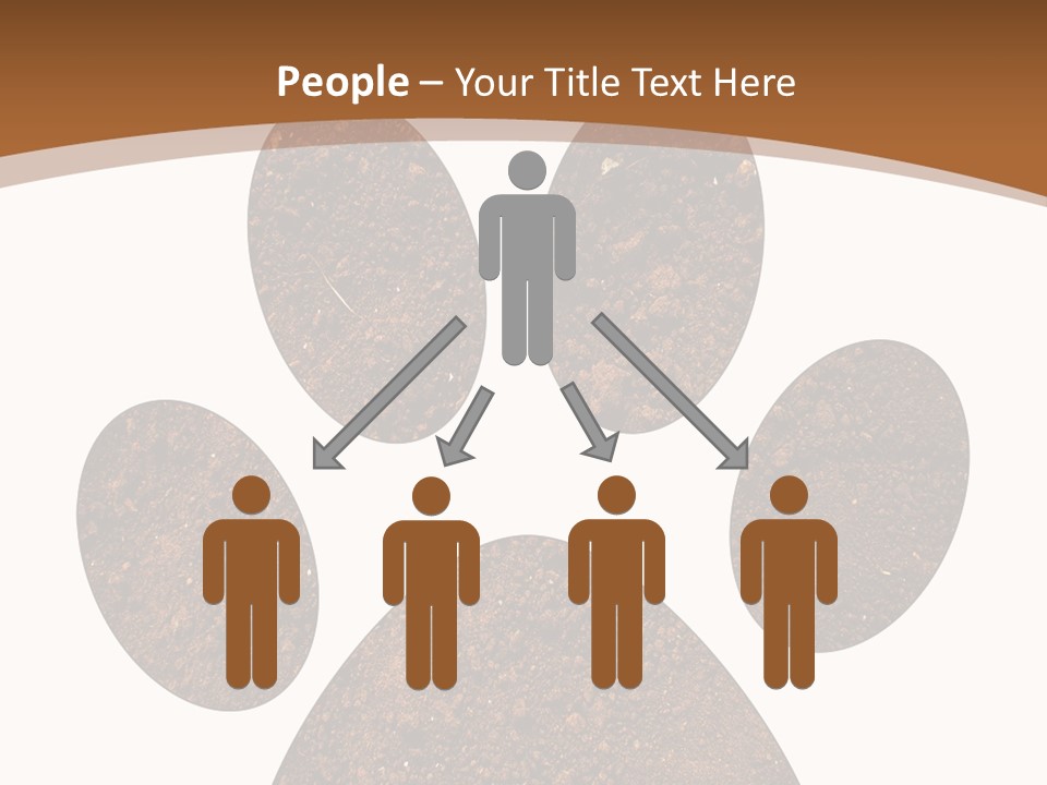 Soil Paw Print PowerPoint Template