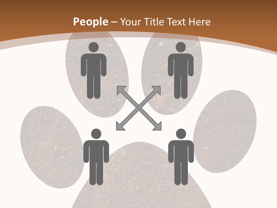 Soil Paw Print PowerPoint Template