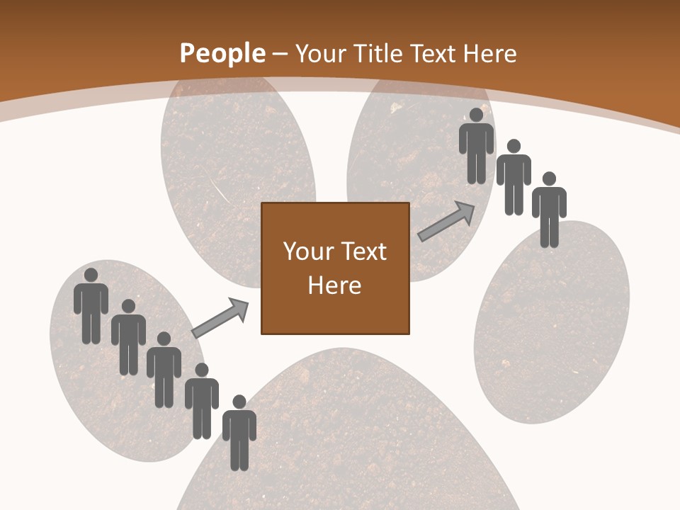 Soil Paw Print PowerPoint Template
