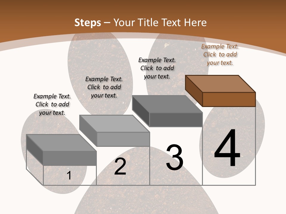 Soil Paw Print PowerPoint Template