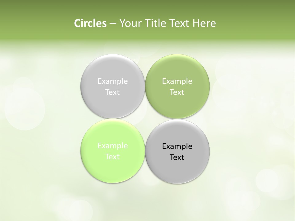 Beautiful Nature Bokeh PowerPoint Template