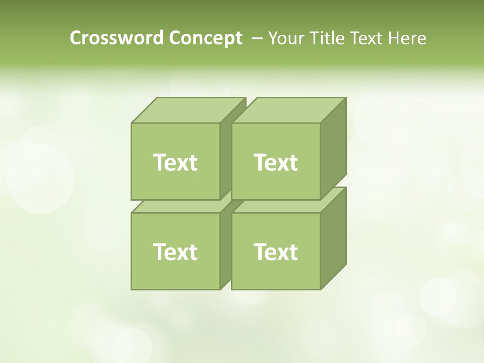Beautiful Nature Bokeh PowerPoint Template