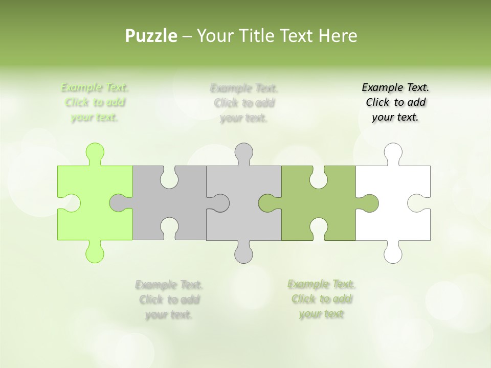 Beautiful Nature Bokeh PowerPoint Template