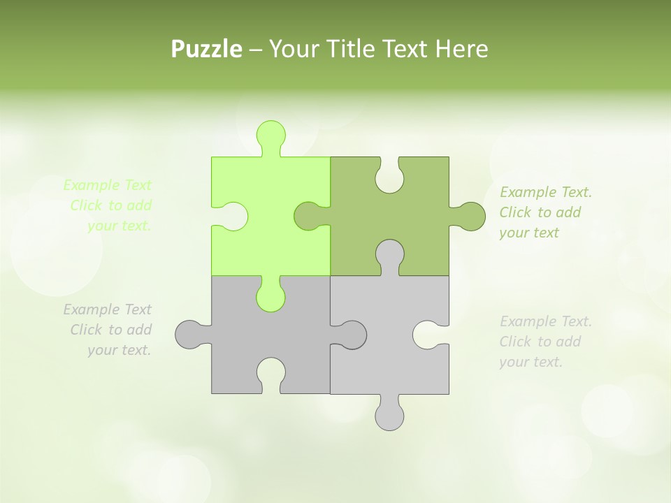 Beautiful Nature Bokeh PowerPoint Template