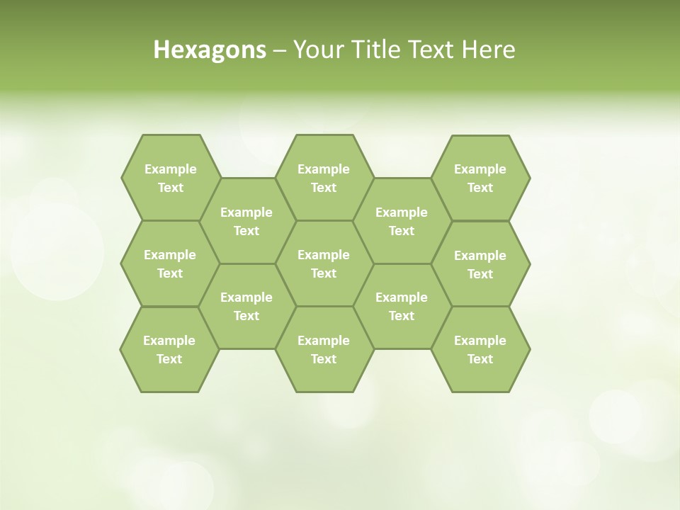 Beautiful Nature Bokeh PowerPoint Template