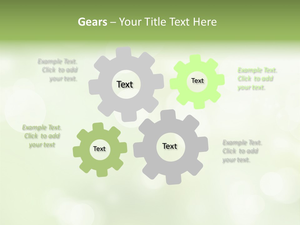 Beautiful Nature Bokeh PowerPoint Template