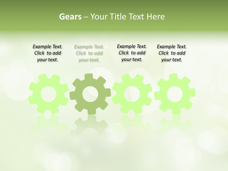 Beautiful Nature Bokeh PowerPoint Template