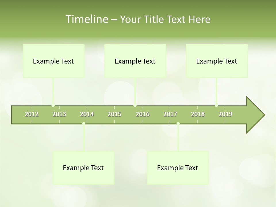 Beautiful Nature Bokeh PowerPoint Template